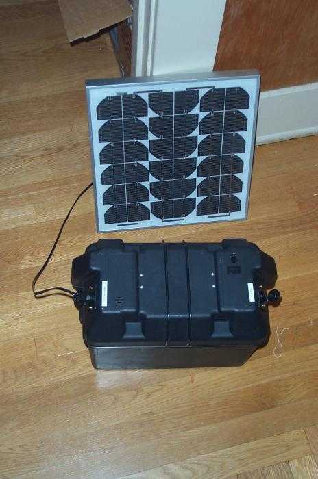 Зарядка автомобильного аккумулятора с помощью солнечных батарей