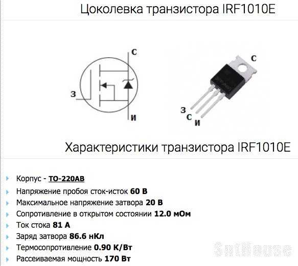 Irfp064n характеристики транзистора, datasheet, аналоги, цоколевка.