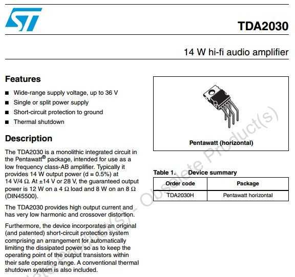Чем можно заменить микросхему tda2030a: можно ли заменить микросхему tda2050 на tda2030 – tda2030a характеристики, datasheet, аналоги, цоколевка —  rc74 — интернет-магазин радиоуправляемых моделей