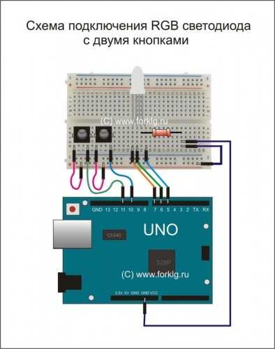 Чарлиплексинг в arduino – управление 12 светодиодами с 4 контактов: схема и программа