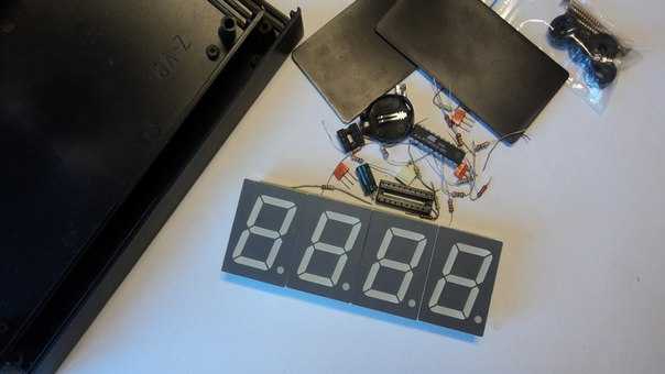 Светодиодные часы с будильником на микроконтроллере atmega8. часы на atmega8 и семисегментном индикаторе