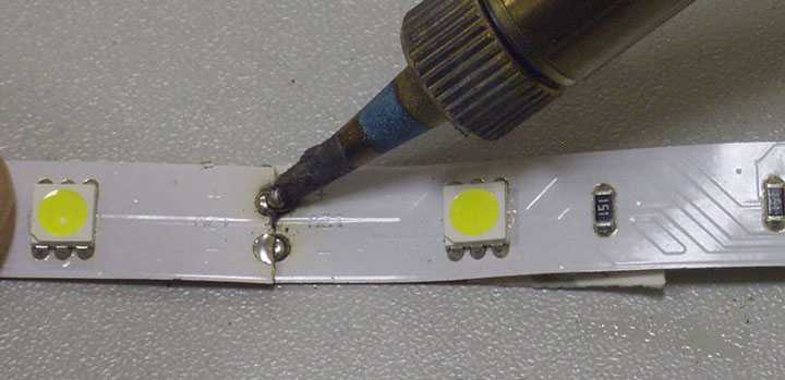 Как соединить диодную ленту: способы соединения светодиодной ленты