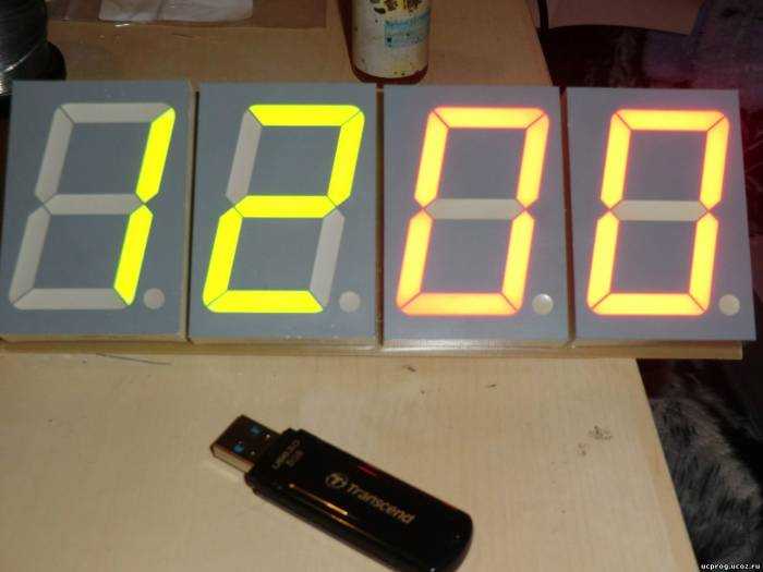 Светодиодные часы с будильником на микроконтроллере atmega8. часы на atmega8 и семисегментном индикаторе