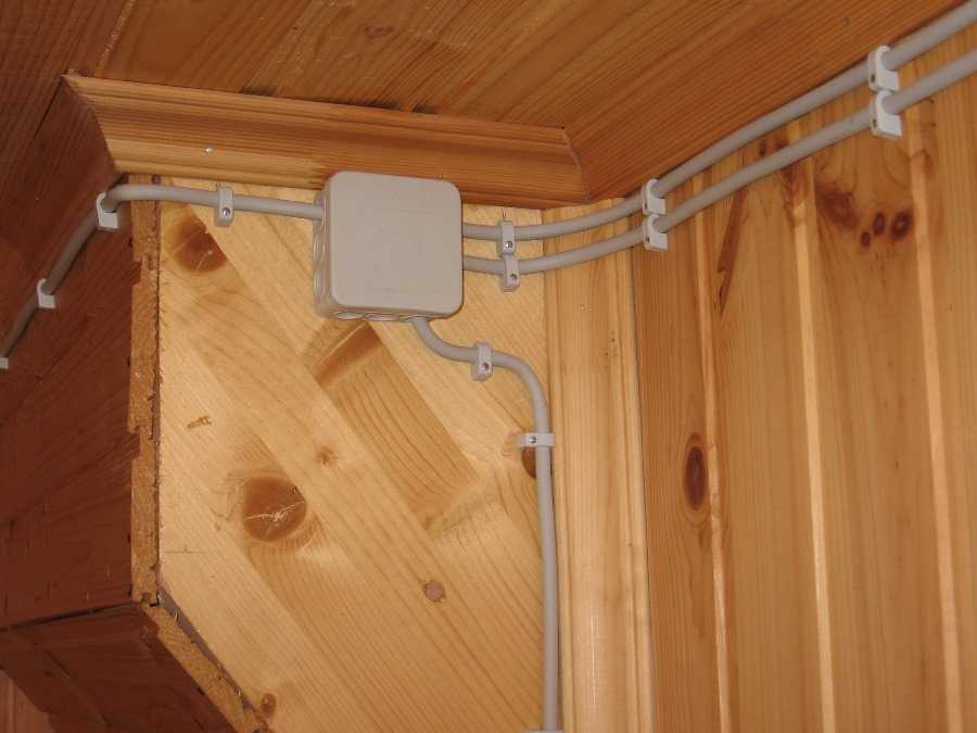 Электропроводка в деревянном доме.