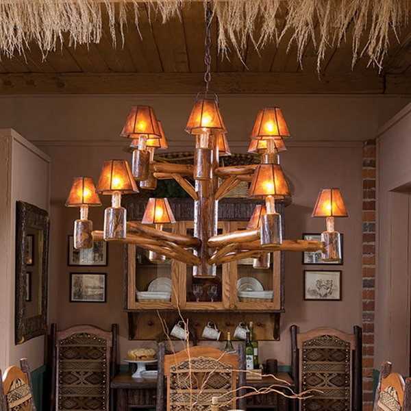 Люстры в стиле «кантри» (41 фото): потолочные подвесные деревянные светильники в деревенском стиле