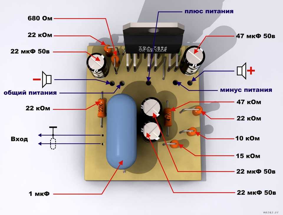 Усилители звука на микросхемах серии tda для любого радиолюбителя