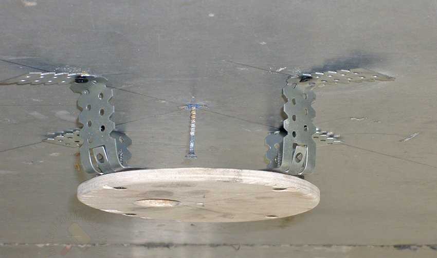 Как повесить люстру на бетонный потолок: инструкция
