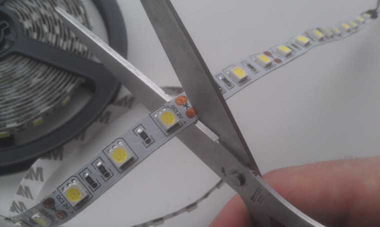 Как правильно резать светодиодную ленту?