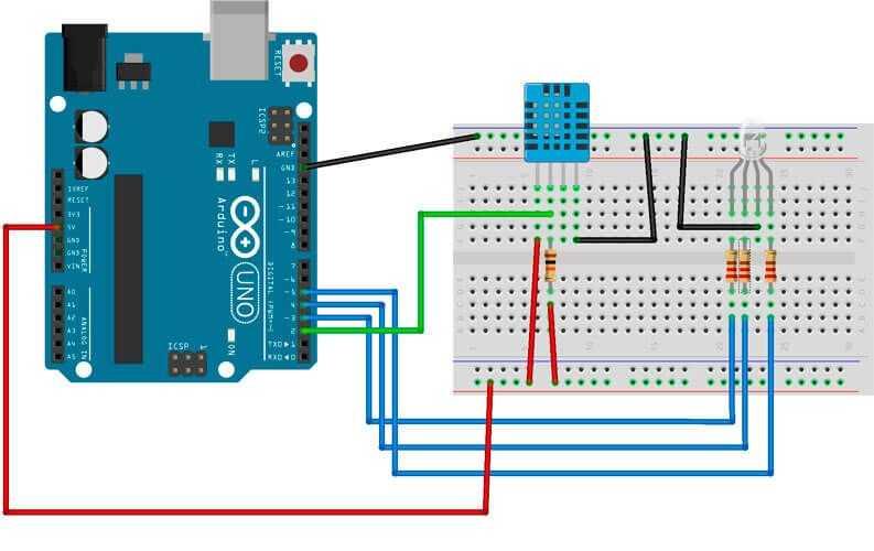 Arduino. подключение датчика воды | ардуино уроки