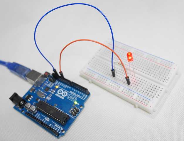 Arduino. мигание светодиодом на плате | ардуино уроки