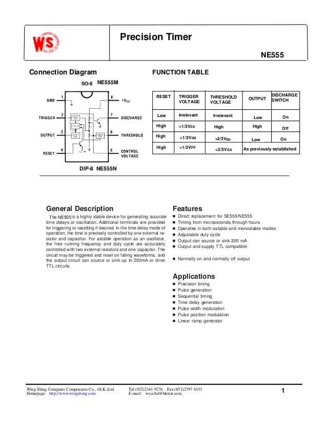 Ne555p характеристики схема подключения