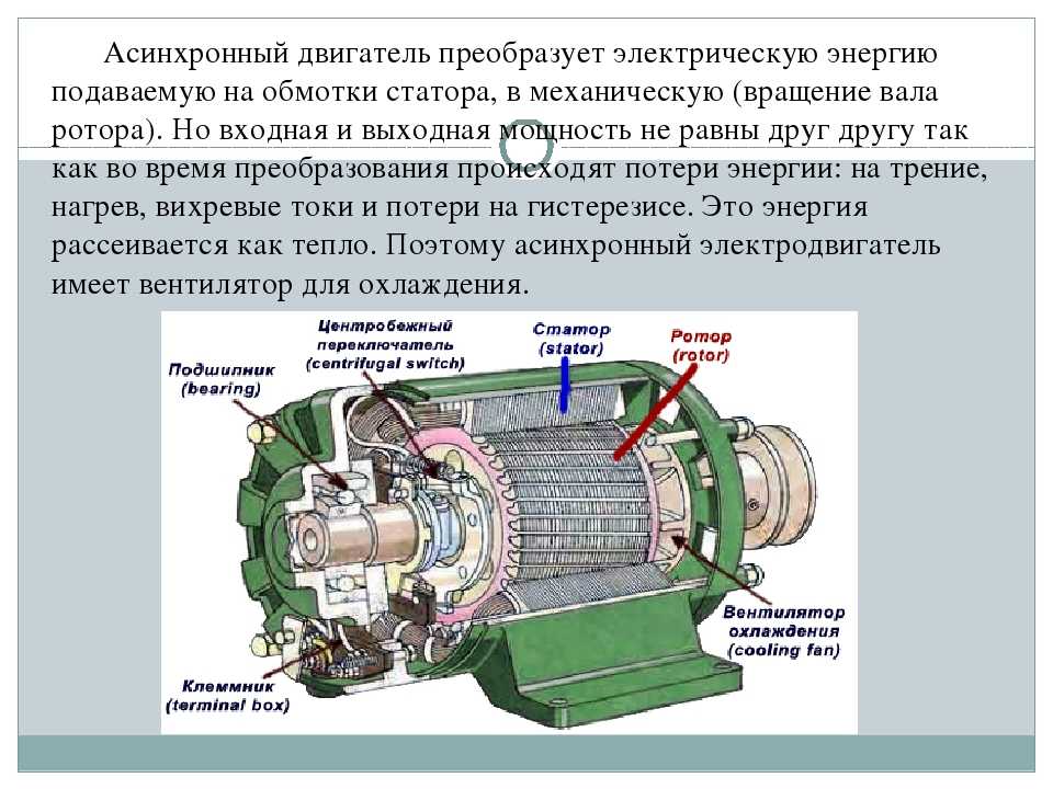 Принцип работы и подключение однофазного электродвигателя 220в