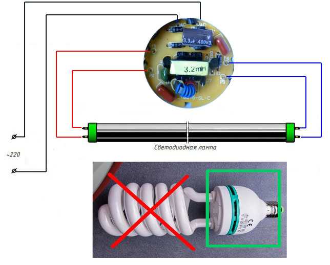 Устройство и принцип работы балласта для люминесцентных ламп