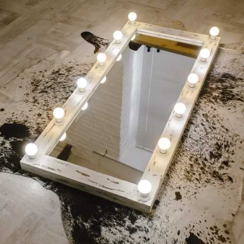 Как сделать гримерное зеркало с подсветкой своими руками 🚩 мебель и декор
