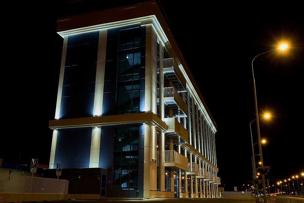 Разновидности светодиодной подсветки зданий и архитектурных сооружений
