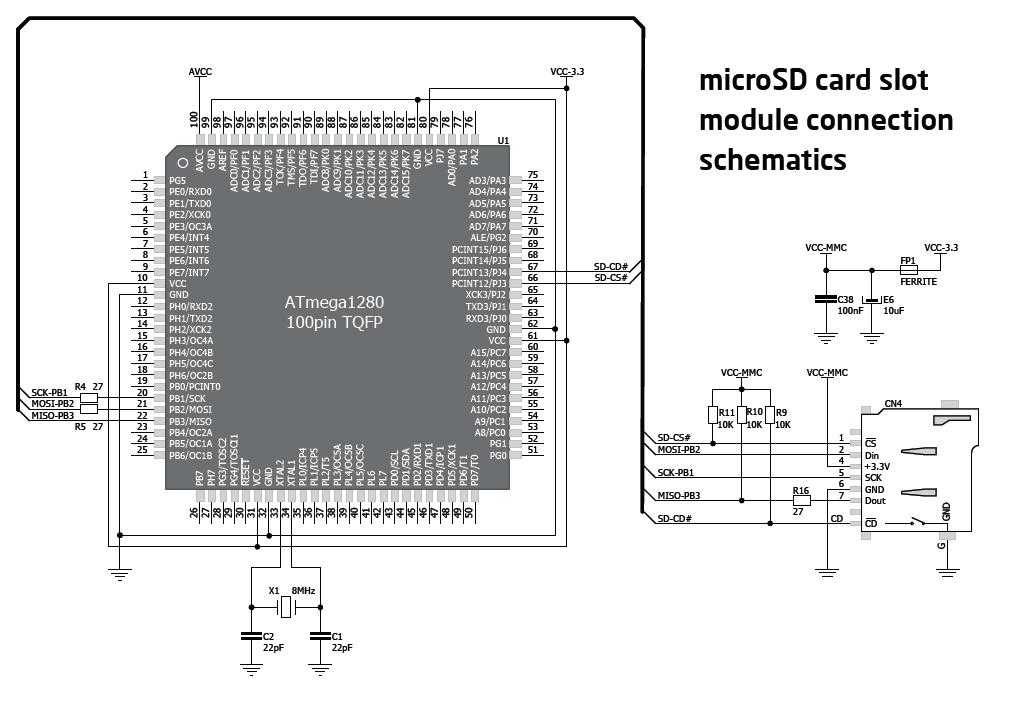 Подключение sd card к arduino: схема и необходимая библиотека