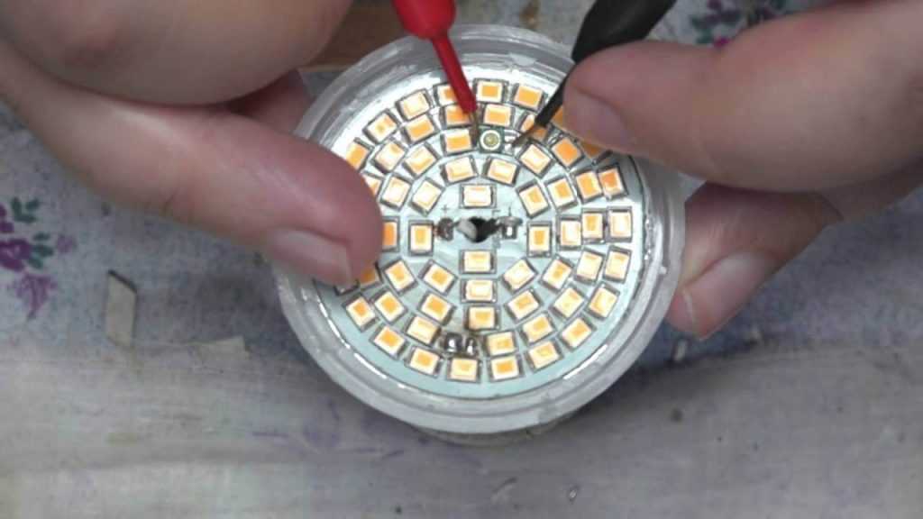 Как отремонтировать светодиодную лампочку на 220 в