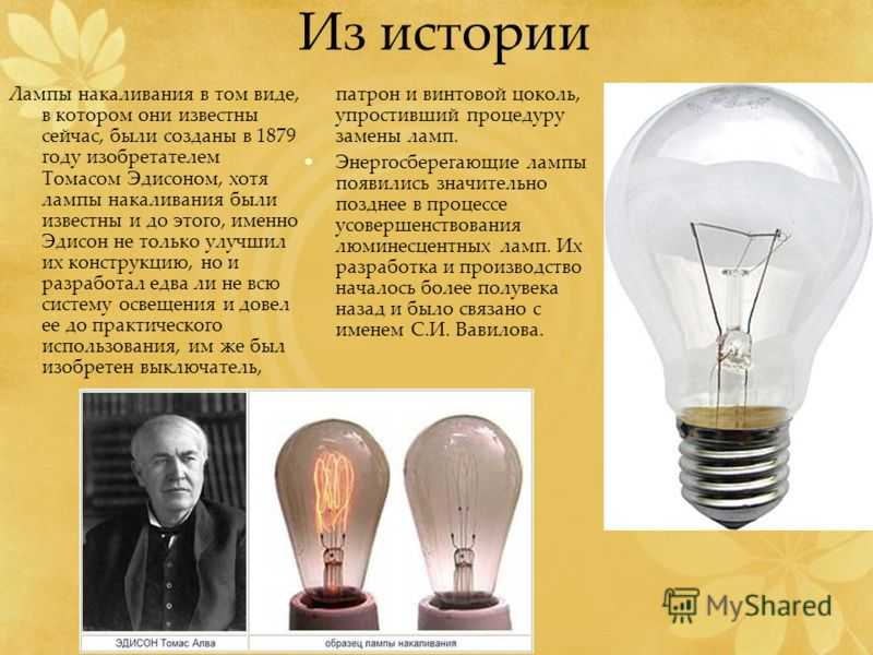 Кто изобрёл лампочку (лампу накаливания)?