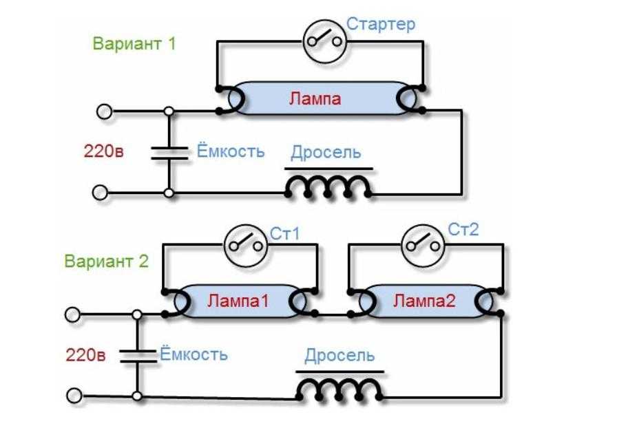 Как подключить светодиодную лампу т8: схема подключения к сети led лампочек