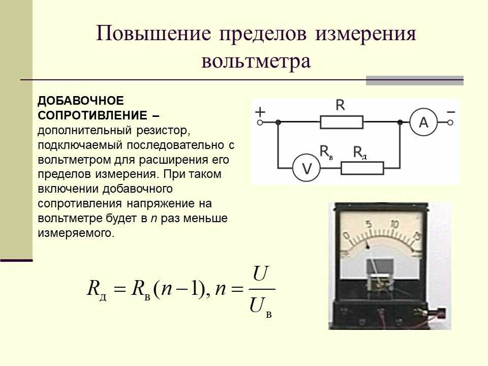 Измерение электрических величин: единицы и средства, методы измерения