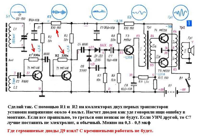 Схема детекторного приемника. описание | joyta.ru