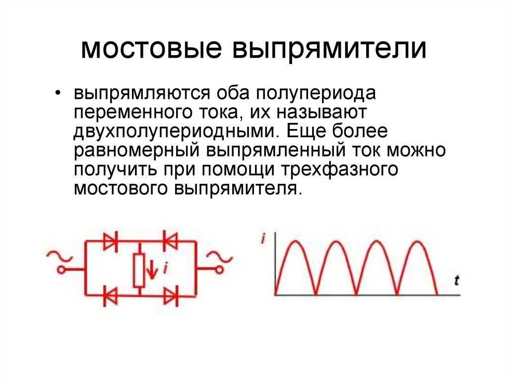 Двухполупериодный выпрямитель: схемы, принцип работы - электрик