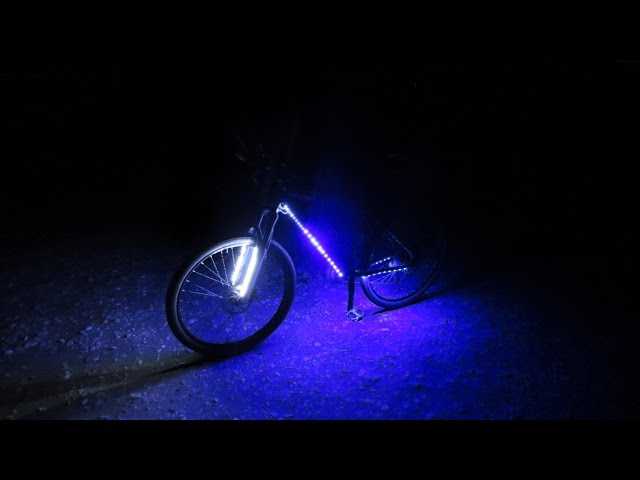 Простая подсветка на велосипед своими руками