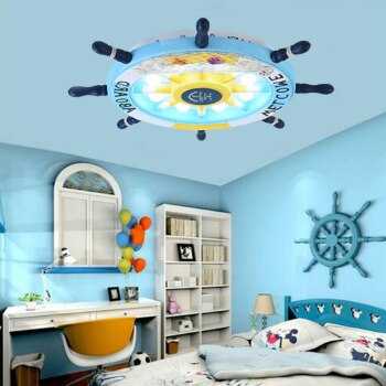 Потолочная люстра штурвал в морском стиле для детской комнаты: виды, обзор моделей