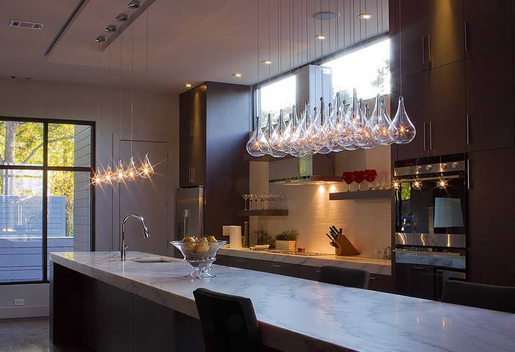 Освещение на кухне: обзор лучших проектов освещения современного дизайна (135 фото)
